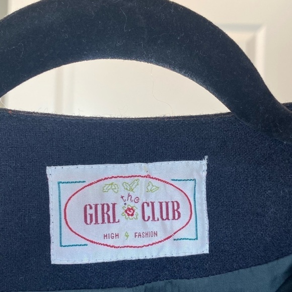 VINTAGE Woman’s Wool Blazer! Unique Red Buttons! Sz M - Picture 3 of 3